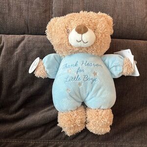 NWT Little Me stuffed bear with rattle